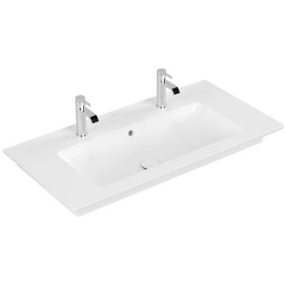 Villeroy & Boch Venticello umywalka 100x50 cm prostokątna CeramicPlus Stone White 4104AKRW