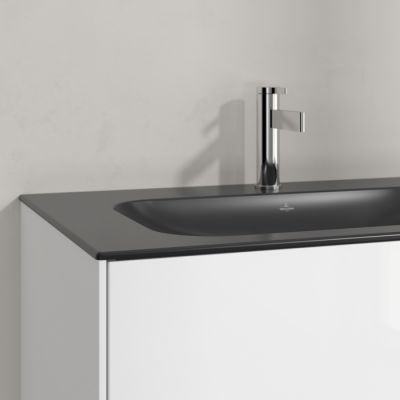 Villeroy & Boch Finion umywalka 80x50 cm prostokątna meblowa CeramicPlus Pure Black 416481R7