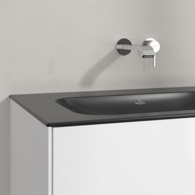 Villeroy & Boch Finion umywalka 80x50 cm prostokątna meblowa CeramicPlus Pure Black 416483R7