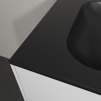 Villeroy & Boch Finion umywalka 80x50 cm prostokątna meblowa CeramicPlus Pure Black 416484R7