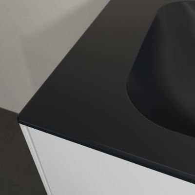 Villeroy & Boch Finion umywalka 100x50 cm prostokątna meblowa CeramicPlus Pure Black 4164A1R7