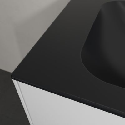 Villeroy & Boch Finion umywalka 100x50 cm prostokątna meblowa CeramicPlus Pure Black 4164A2R7
