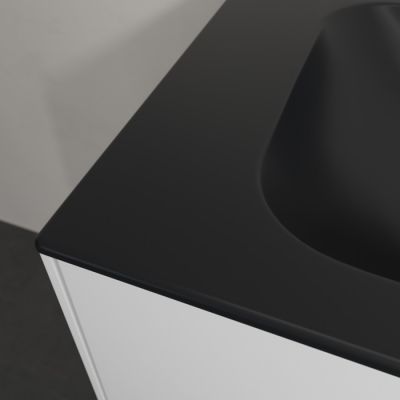 Villeroy & Boch Finion umywalka 100x50 cm prostokątna meblowa CeramicPlus Pure Black 4164A3R7