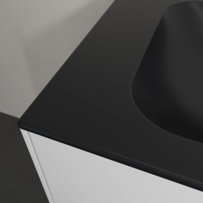 Villeroy & Boch Finion umywalka 100x50 cm prostokątna meblowa CeramicPlus Pure Black 4164ABR7