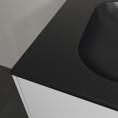 Villeroy & Boch Finion umywalka 120x50 cm prostokątna meblowa CeramicPlus Pure Black 4164C1R7