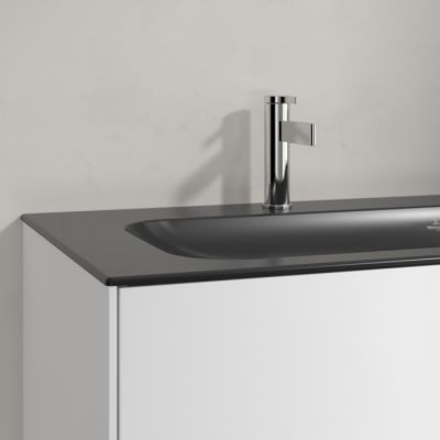 Villeroy & Boch Finion umywalka 120x50 cm prostokątna meblowa CeramicPlus Pure Black 4164C1R7