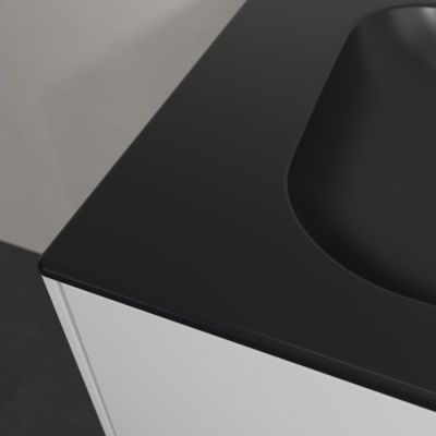 Villeroy & Boch Finion umywalka 120x50 cm prostokątna meblowa CeramicPlus Pure Black 4164C2R7