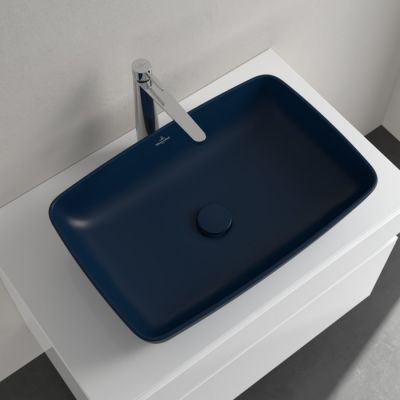 Villeroy & Boch Artis umywalka 58x38,5 cm prostokątna nablatowa CeramicPlus Nightfall 417258R6