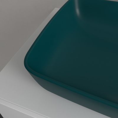 Villeroy & Boch Artis umywalka 58x38,5 cm prostokątna nablatowa CeramicPlus Teal 417258TE