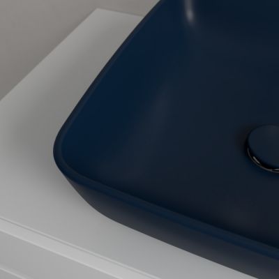 Villeroy & Boch Artis umywalka 41x41 cm kwadratowa nablatowa CeramicPlus Nightfall 417841R6