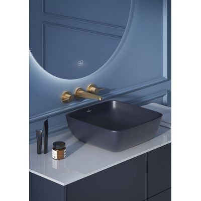 Villeroy & Boch Artis umywalka 41x41 cm kwadratowa nablatowa CeramicPlus Nightfall 417841R6