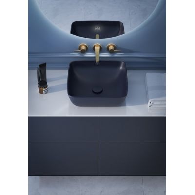 Villeroy & Boch Artis umywalka 41x41 cm kwadratowa nablatowa CeramicPlus Nightfall 417841R6