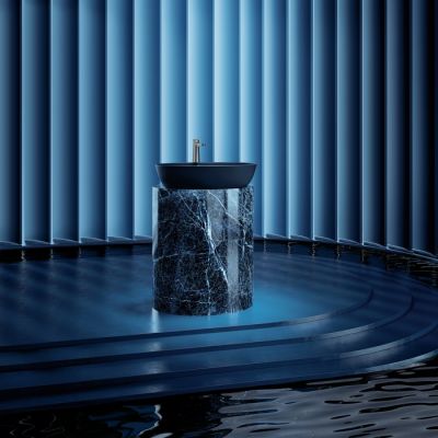 Villeroy & Boch Artis umywalka 41x41 cm kwadratowa nablatowa CeramicPlus Nightfall 417841R6