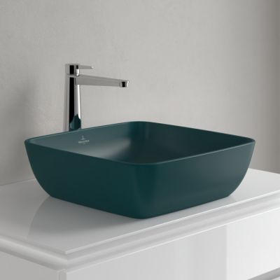 Villeroy & Boch Artis umywalka 41x41 cm kwadratowa nablatowa CeramicPlus Teal 417841TE