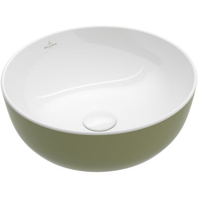 Villeroy & Boch Artis umywalka 43x43 cm okrągła zielona 417943BCS8