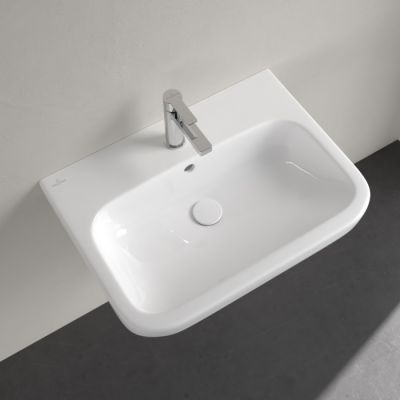 Villeroy & Boch Architectura umywalka 65x47 cm ścienna prostokątna CeramicPlus Weiss Alpin 4188KGR1