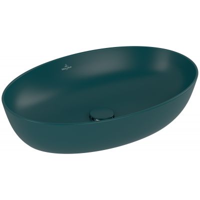 Villeroy & Boch Artis umywalka 61x41 cm owalna nablatowa CeramicPlus Teal 419861TE