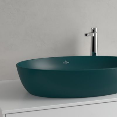 Villeroy & Boch Artis umywalka 61x41 cm owalna nablatowa CeramicPlus Teal 419861TE
