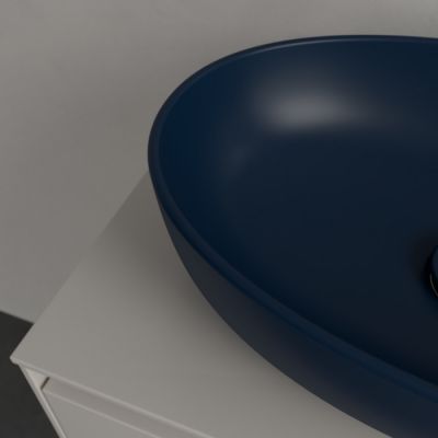 Villeroy & Boch Artis umywalka 48x32,5 cm owalna nablatowa CeramicPlus Nightfall 438848R6