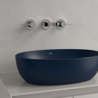 Villeroy & Boch Artis umywalka 48x32,5 cm owalna nablatowa CeramicPlus Nightfall 438848R6