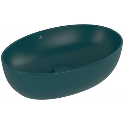 Villeroy & Boch Artis umywalka 48x32,5 cm owalna nablatowa CeramicPlus Teal 438848TE