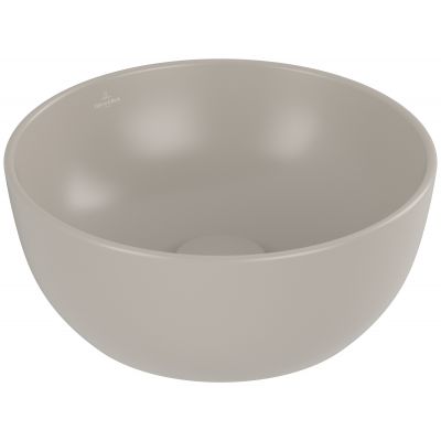 Villeroy & Boch Artis umywalka 32,5x32,5 cm okrągła nablatowa CeramicPlus Almond 438932AM