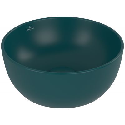 Villeroy & Boch Artis umywalka 32,5x32,5 cm okrągła nablatowa CeramicPlus Teal 438932TE