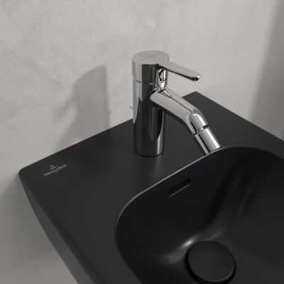 Villeroy & Boch Skyla bidet wiszący CeramicPlus Pure Black 448200R7