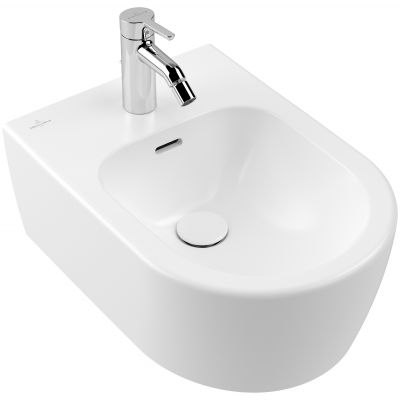 Villeroy & Boch Skyla bidet wiszący CeramicPlus Stone White 448200RW