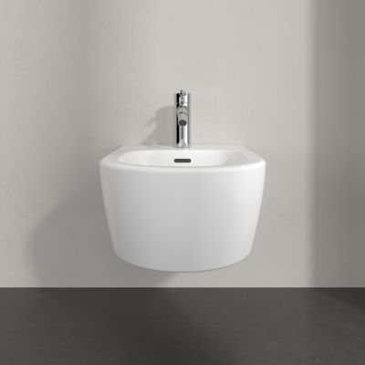 Villeroy & Boch Skyla bidet wiszący CeramicPlus Stone White 448200RW