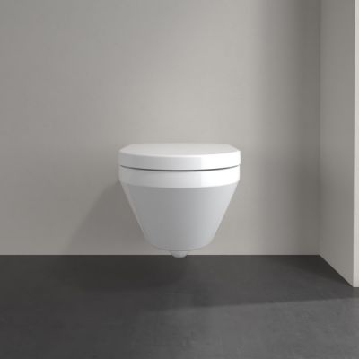 Villeroy & Boch Architectura miska WC wisząca bez kołnierza ze spłukiwaniem wirowym biały połysk 4694C0R1
