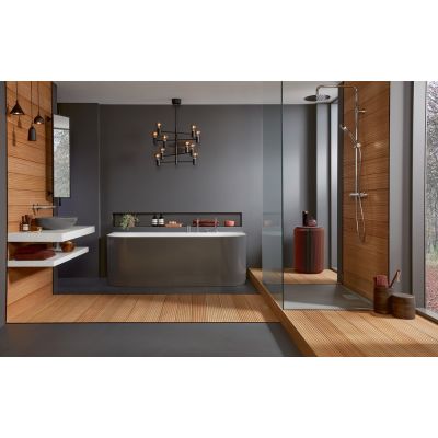 Villeroy & Boch Loop & Friends umywalka 56x38 cm owalna nablatowa CeramicPlus Graphite 4A4700i4