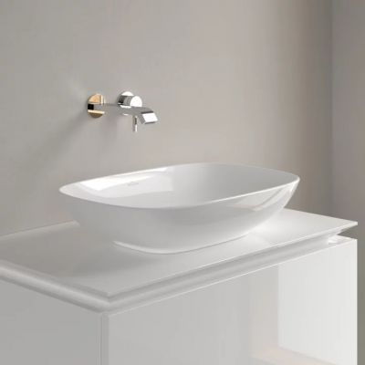 Villeroy & Boch Loop & Friends umywalka 56x38 cm prostokątna nablatowa biała 4A490101