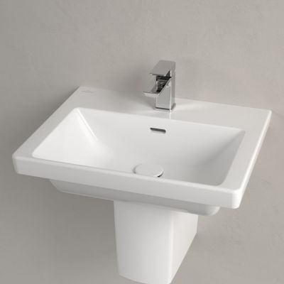 Villeroy & Boch Subway 3.0 umywalka 55x44 cm prostokątna ścienna biała 4A705501