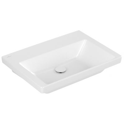 Villeroy & Boch Subway 3.0 umywalka 65x47 cm prostokątna ścienna-meblowa biała 4A7068R1