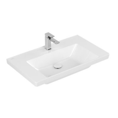 Villeroy & Boch Subway 3.0 umywalka 80x47 cm prostokątna ścienna-meblowa biała 4A708101