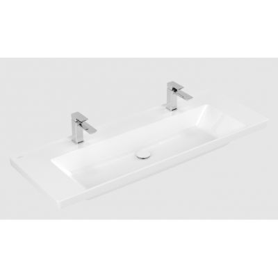 Villeroy & Boch Subway 3.0 umywalka 130x47,5 cm prostokątna meblowa biała 4A70D1R1