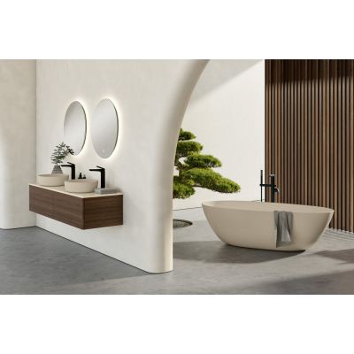 Villeroy & Boch Antao umywalka 40x39,5 cm nablatowa CeramicPlus almond 4A7240AM