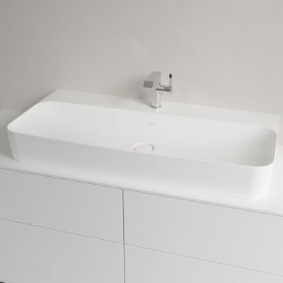 Villeroy & Boch Finion umywalka 100x47 cm prostokątna CeramicPlus Stone White 41681BRW