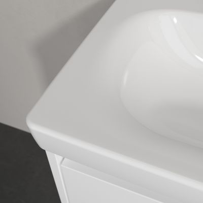 Villeroy & Boch Skyla umywalka 60x46 cm prostokątna meblowa Weiss Alpin 5A516101