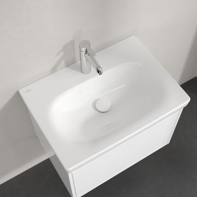 Villeroy & Boch Skyla umywalka 65x46 cm prostokątna meblowa Weiss Alpin 5A516601