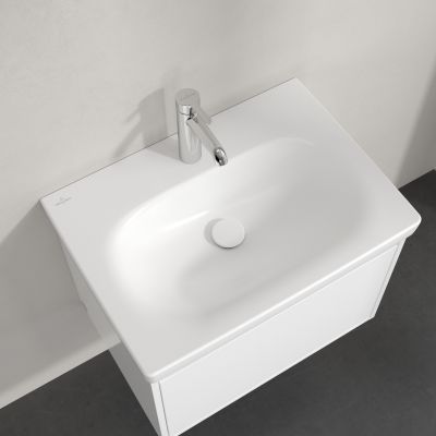 Villeroy & Boch Skyla umywalka 65x46 cm prostokątna meblowa CeramicPlus Stone White 5A5166RW