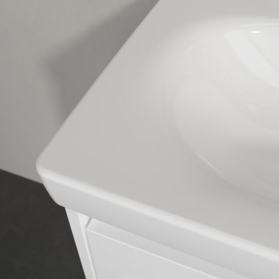 Villeroy & Boch Skyla umywalka 65x46 cm prostokątna meblowa Weiss Alpin 5A516701