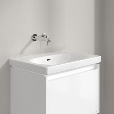 Villeroy & Boch Skyla umywalka 65x46 cm prostokątna meblowa Weiss Alpin 5A516701