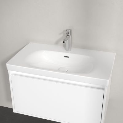 Villeroy & Boch Skyla umywalka 80x46 cm prostokątna meblowa Weiss Alpin 5A518101