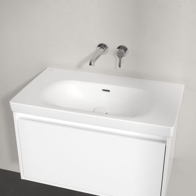 Villeroy & Boch Skyla umywalka 80x46 cm prostokątna meblowa CeramicPlus Stone White 5A5182RW