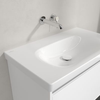 Villeroy & Boch Skyla umywalka 80x46 cm prostokątna meblowa Weiss Alpin 5A518301