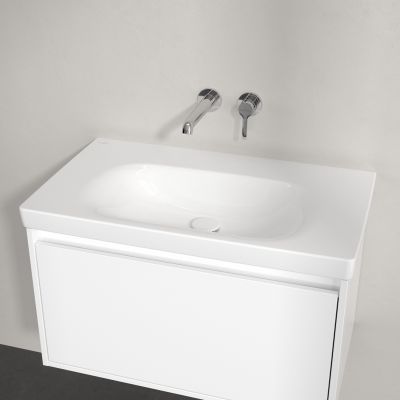 Villeroy & Boch Skyla umywalka 80x46 cm prostokątna meblowa Weiss Alpin 5A518301