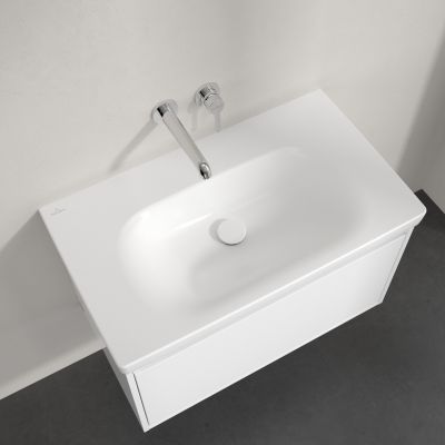 Villeroy & Boch Skyla umywalka 80x46 cm prostokątna meblowa CeramicPlus Stone White 5A5183RW
