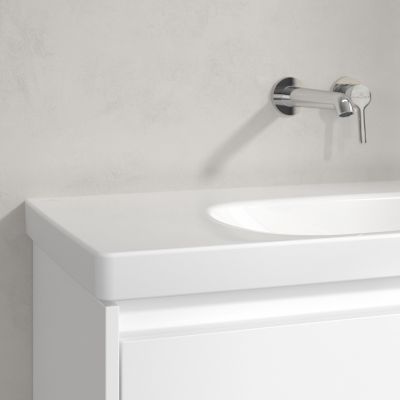 Villeroy & Boch Skyla umywalka 100x46 cm prostokątna meblowa Weiss Alpin 5A51A301